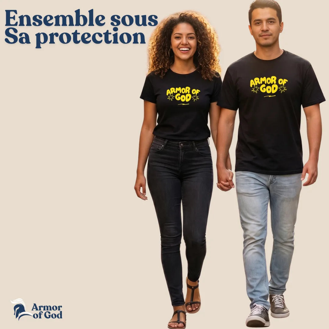T-shirt Jaune premium couple